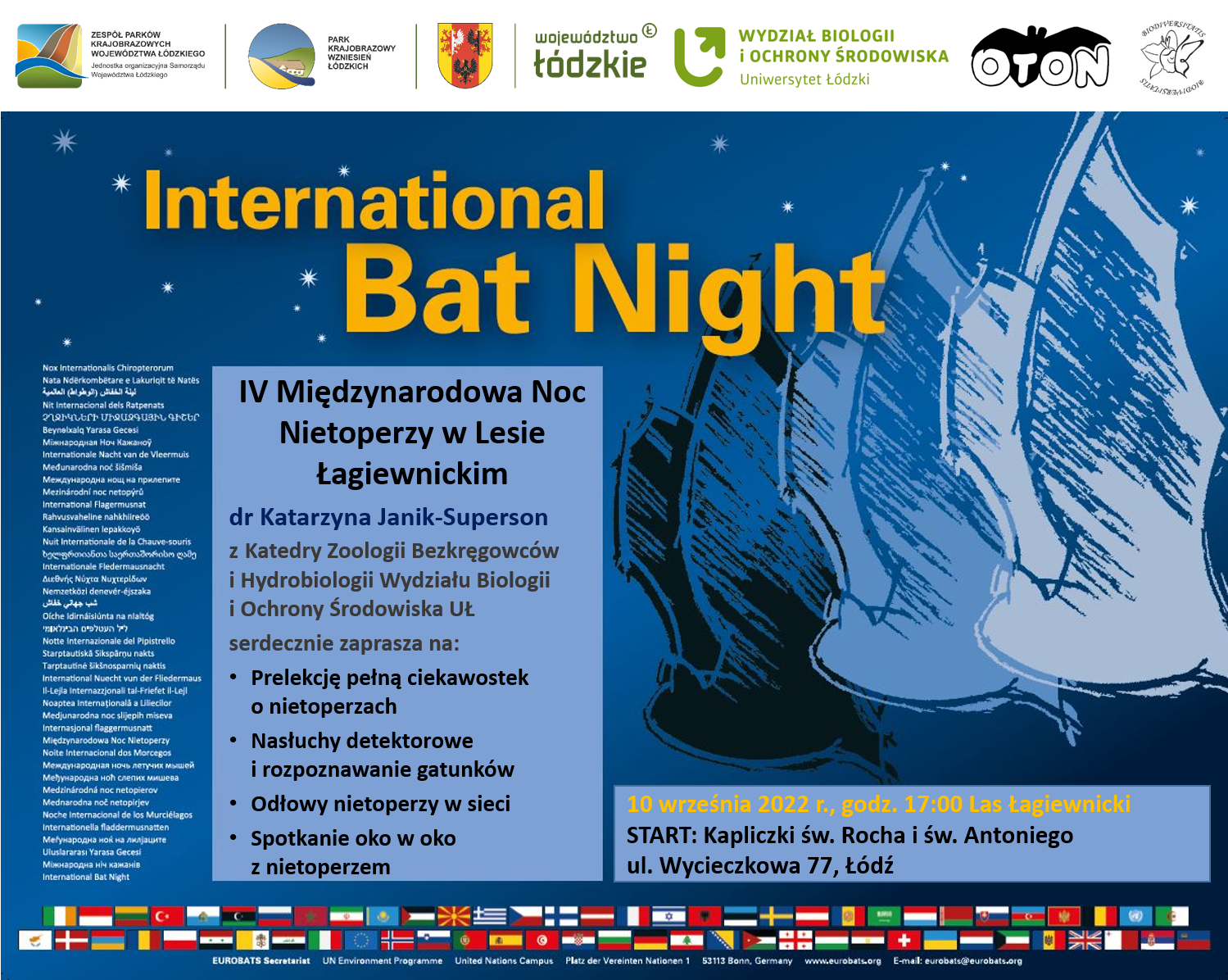 Plakat Bat Night 2022