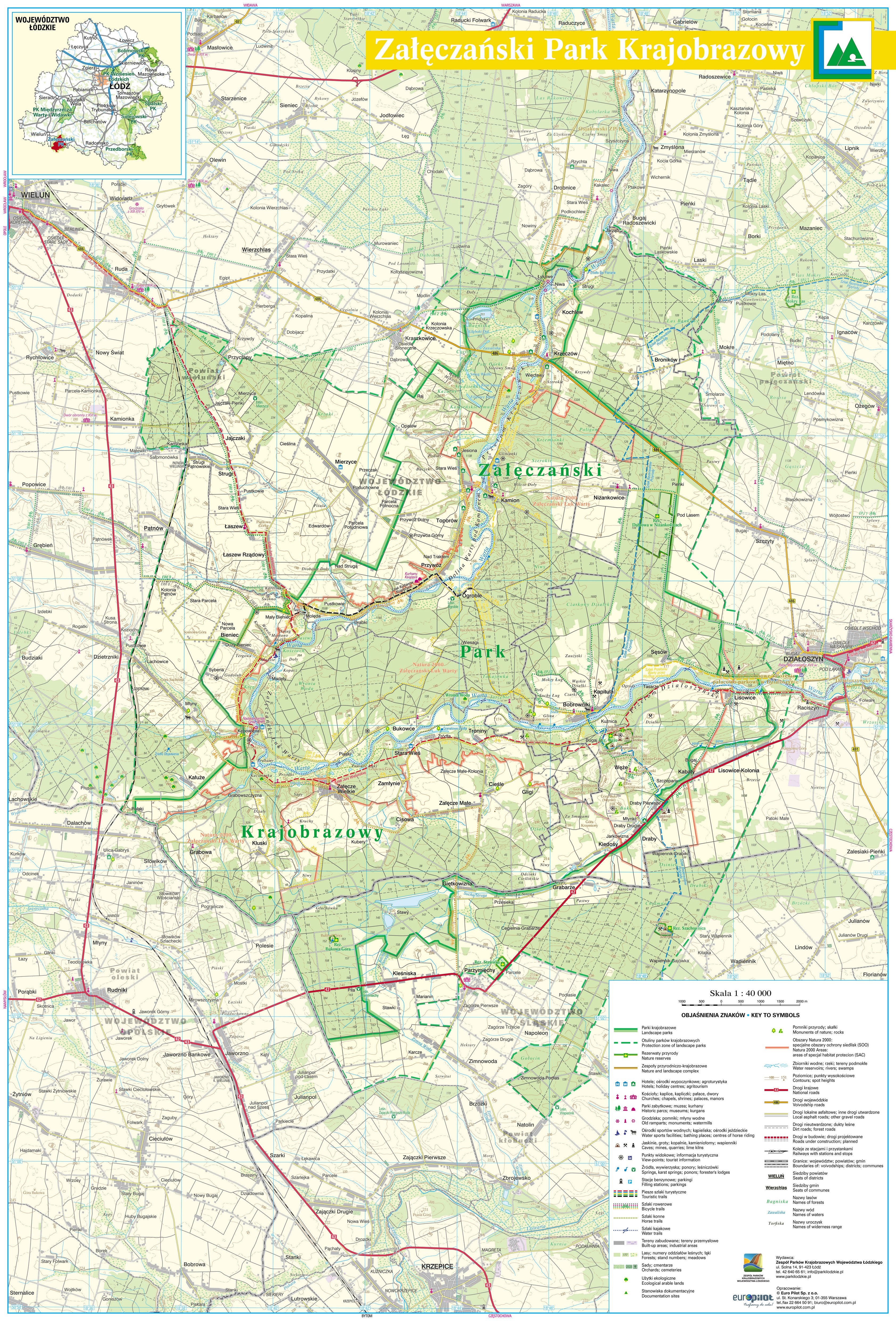 Mapa Załęczańskiego PK 1-40.000 2021